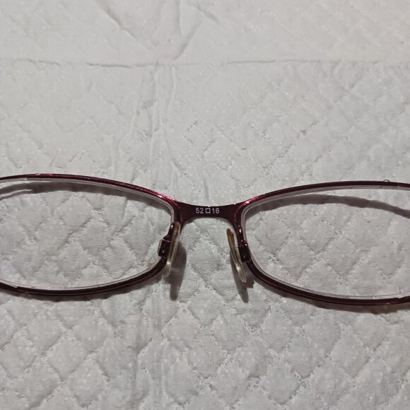 Daisy Fuentes Eva 52-16-135 Eyeglasses Frames Currant - Picture 12 of 14